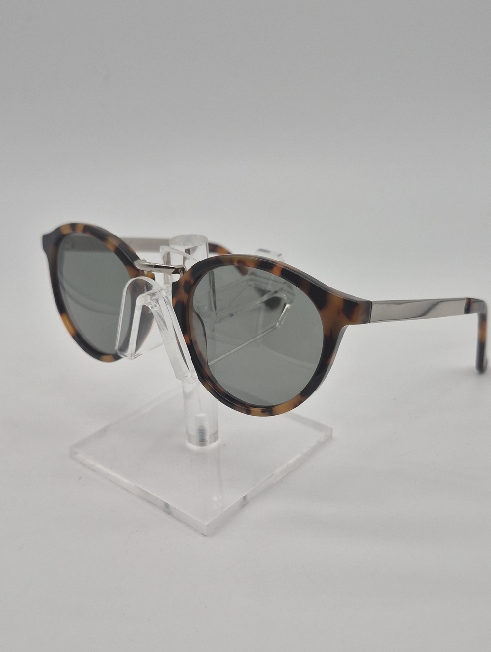 Madewell Tortoiseshell Frame Sunglasses with Green Lenses